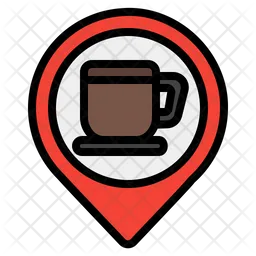 Coffee Shop Location  Icon