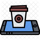 Coffee Smartphone Online Coffee Smartphone Icon