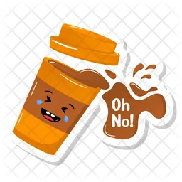 Coffee Spill  Icon