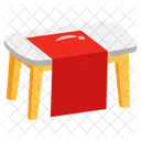 Coffee Table Table Cloth Serving Table Icon