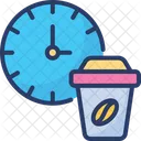 커피 시간 휴식 아이콘