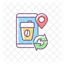 Coffee To Go Refill Cup  Icon