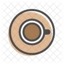 Coffee Top View  Icon
