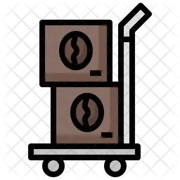 Coffee Trolley  Icon