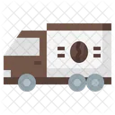 Coffee Truck Delivery Vehicle Coffee Delivery Icon