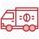 Coffee Truck Delivery Vehicle Coffee Delivery Icon