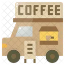 커피 트럭  아이콘