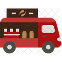 Coffee Van Van Truck Icon