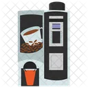 Coffee Vending Cappuccino Dispenser Vending Machine Icon