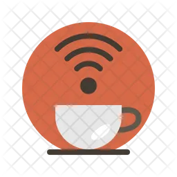 Coffee Wifi  Icon