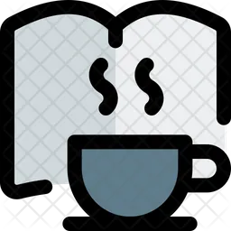 Coffee With Book  Icon