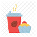 Coffee With Cake  Icon