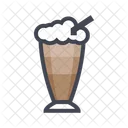 Coffee Cup Cafe Cold Coffee Glass Icon