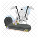 Coffin Halloween Death Icon