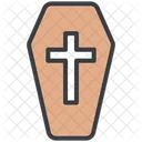 Halloween Coffin Death Icon