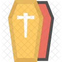 Casket Coffin Open Icon
