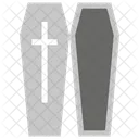 Coffin Casket Death Box Icon