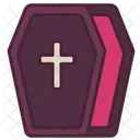 Coffin Ghost Halloween Icon