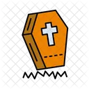 Coffin Cross Death Icon