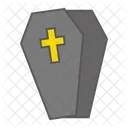Vampire Coffin Halloween Icon