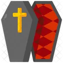 Coffin Death Frightening Icon