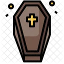 Coffin Spooky Frightening Icon