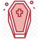 Coffin Spooky Frightening Icon