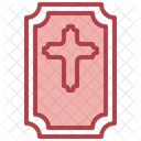 Coffin Rip Cross Icon