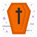 Sign Coffin Halloween Icon