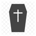 Coffin Death Cross Icon