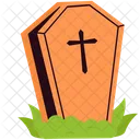 Halloween Coffin Casket Coffin Icon