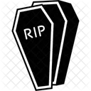 Death Coffin Spooky Icon