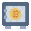 Depot Securise Bitcoin Crypto Icône