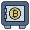 Depot Securise Bitcoin Crypto Icon