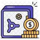 Finances Depot Coffre Fort Icon