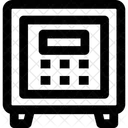 Verrou De Securite Coffre Fort Coffre Fort Icône
