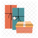Papier Demballage Decoratif Boites Cadeaux Cadeau Icône