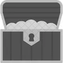 Cofre Del Tesoro Antiguo Box Icono