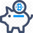 Cofrinho Cofrinho Cofrinho Bitcoin Icon