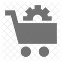 Cog In Cart Icon