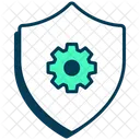 Cog Security Shield Icon