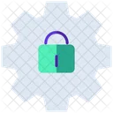 Cog Security Shield Icon