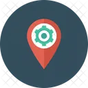 Cog Gps Locationpin Icon
