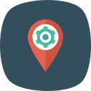 Cog Gps Locationpin Icon