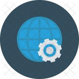 Cog Icon - Download in Flat Style