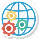 Cog Cogwheel Global Icon