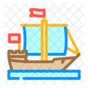 Cog Ancient Ship Icon