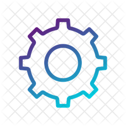 Cog Wheel Icon - Download in Gradient Style