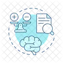 Documento Cognitivo Verificacion De Documentos Icono