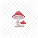 Vetor Ilustracao Cogumelos Ícone